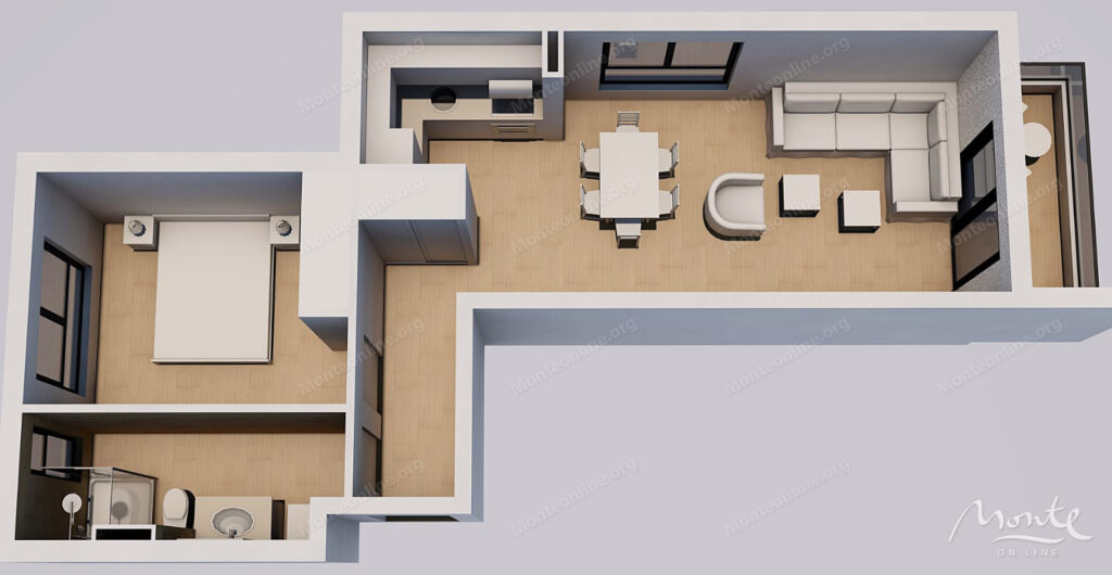 kvartira s 1 spalnej v novom zhilom komplekse v tivate kavach s panoramnym vidom na zaliv 14