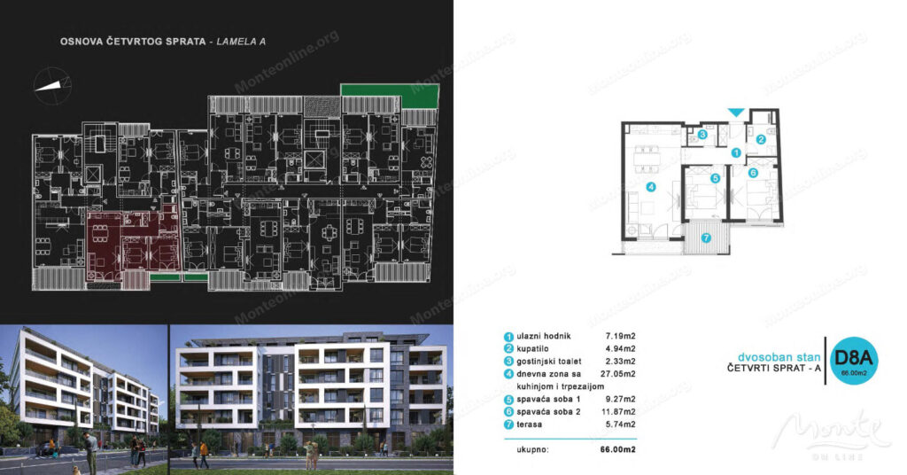 sovremennaya 2 spalnaya kvartira v stroyashhemsya zhilom komplekse v podgoricze 08