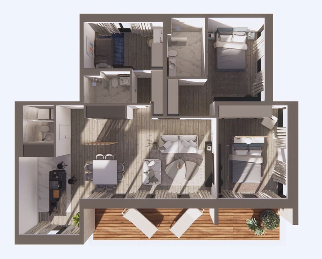 eksklyuzivnaya kvartira s panoramnym vidom na more v budve 14