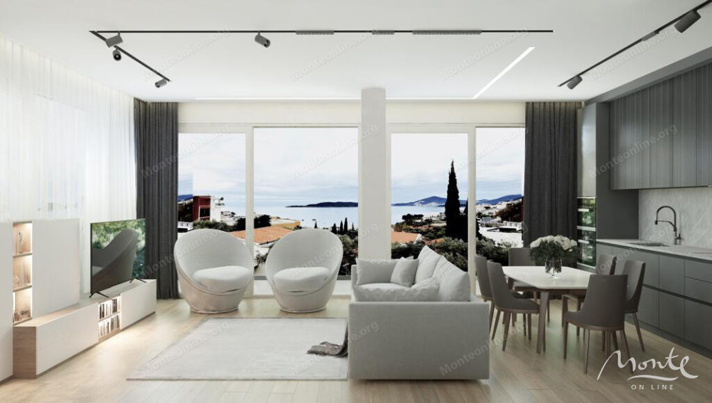 kvartira premium klassa s panoramnym vidom na adriatiku v przhno budva 10