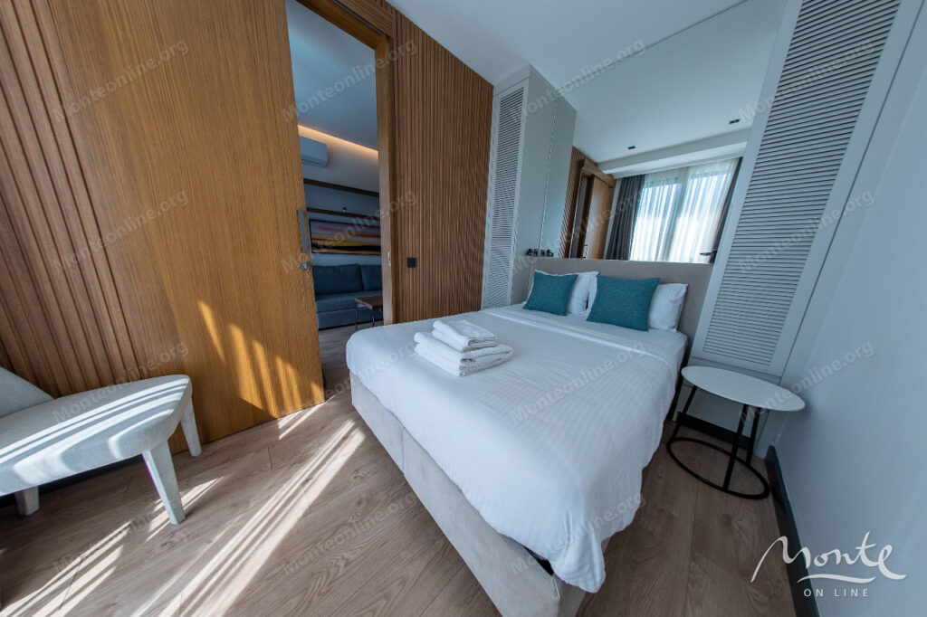 kvartira s 1 spalnej v sovremennom zhilom komplekse s bassejnom v kavache tivat 10