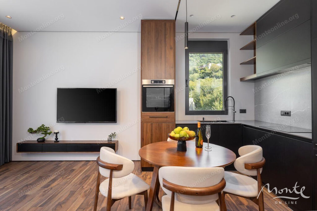 sovremennaya kvartira s 1 spalnej v dome s bassejnom lastva grbalska 10