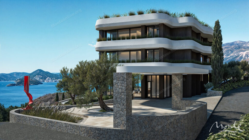 roskoshnyj apartament s 1 spalnej vidom na more i kurortnoj infrastrukturoj v rezhevichah budva 17