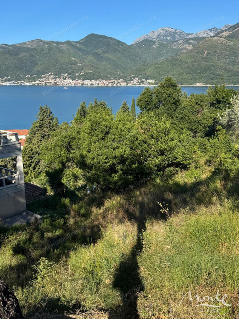 land plot with panoramic views of the sea in donja lastva tivat 01