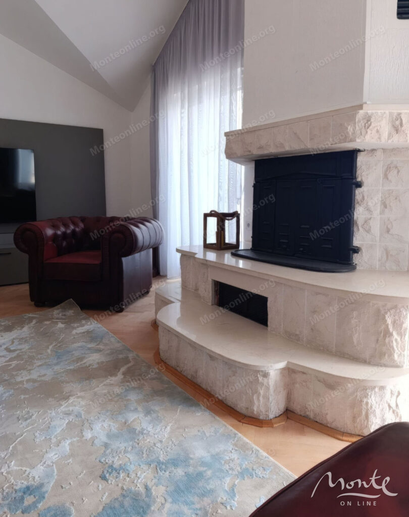 elegantnaya kvartira s 3 spalnyami kaminom i panoramnoj terrasoj u vhoda v boko kotorskij zaliv 04