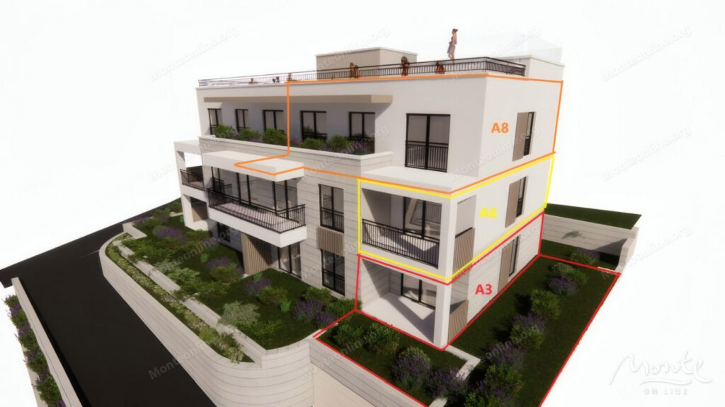 kvartira s 1 spalnej v sovremennom zhilom dome s vidom na more v dobrote 05