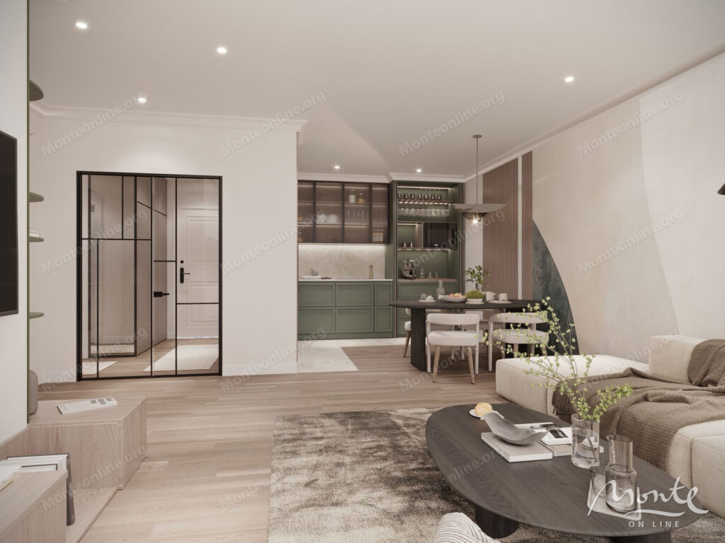 prostornaya kvartira s 1 spalnej i vidom na more v kumbore 04