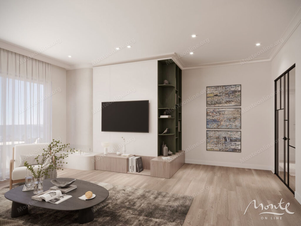 prostornaya kvartira s 1 spalnej i vidom na more v kumbore 06