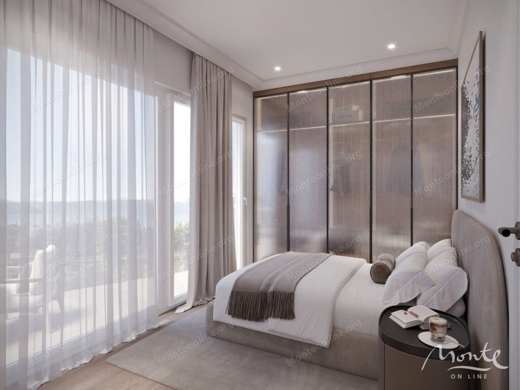 prostornaya kvartira s 1 spalnej i vidom na more v kumbore 11