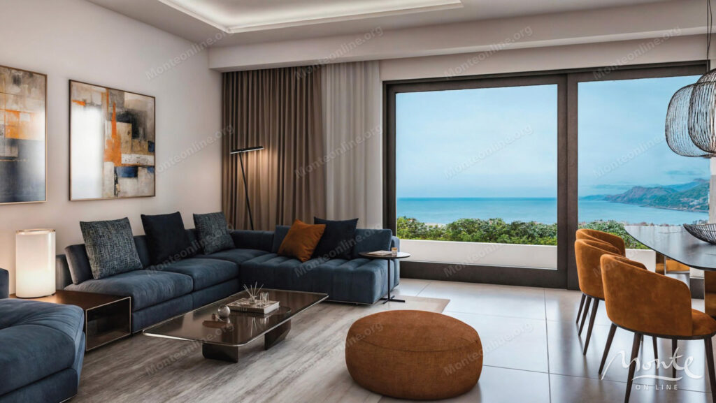 kvartira v novom zhilom komplekse s vidom na more v dobra voda bar 10