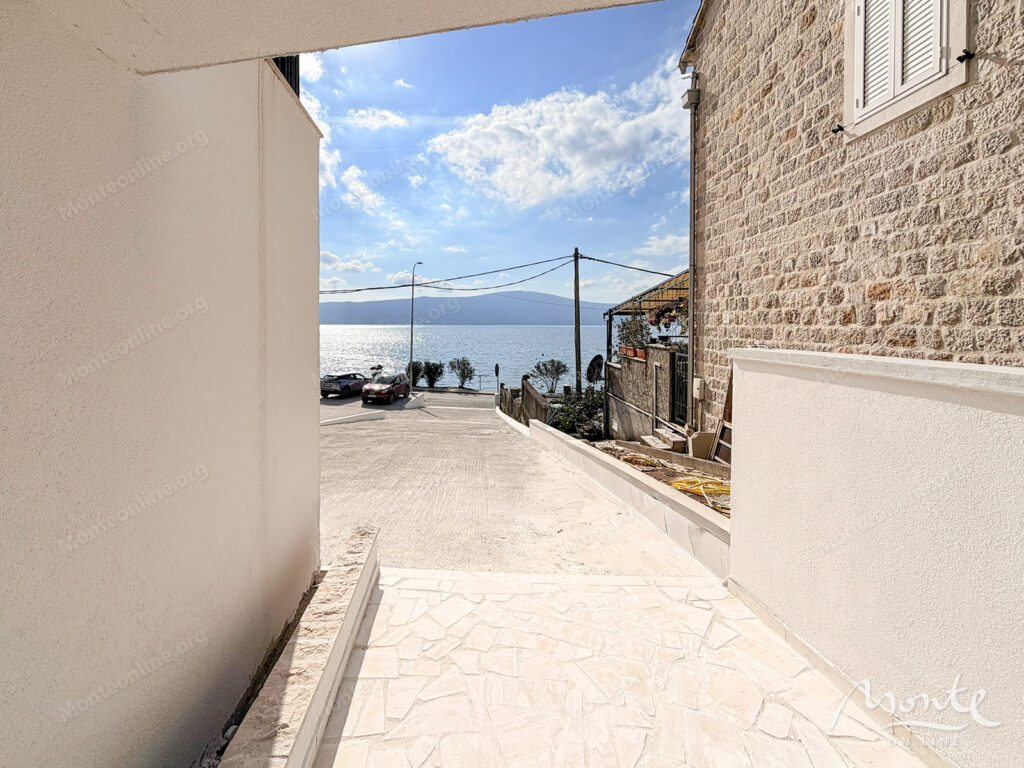 New one-bedroom apartment on the first line in Tivat, premium canvas for your interier 07