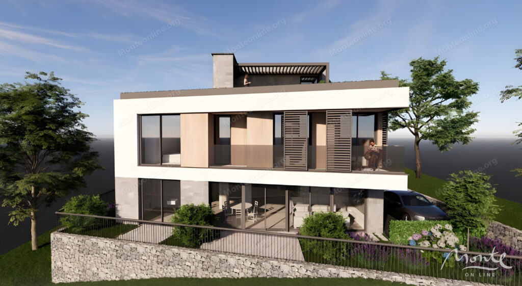 Investment project for the construction of a modern villa in Tivat 01