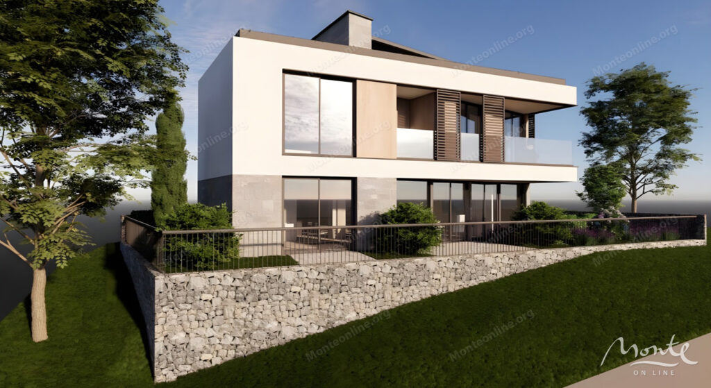 Investment project for the construction of a modern villa in Tivat 02