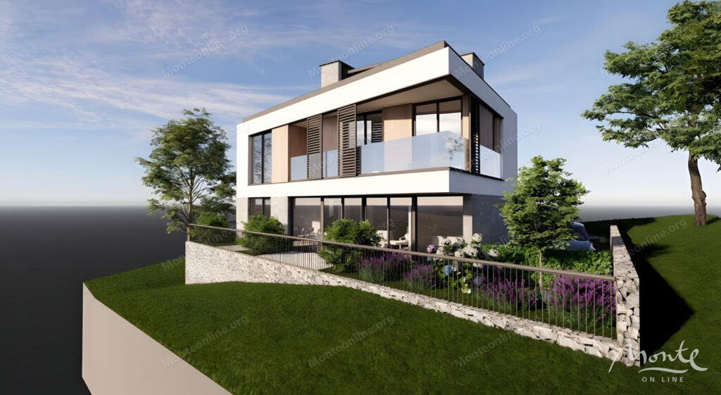 Investment project for the construction of a modern villa in Tivat 04