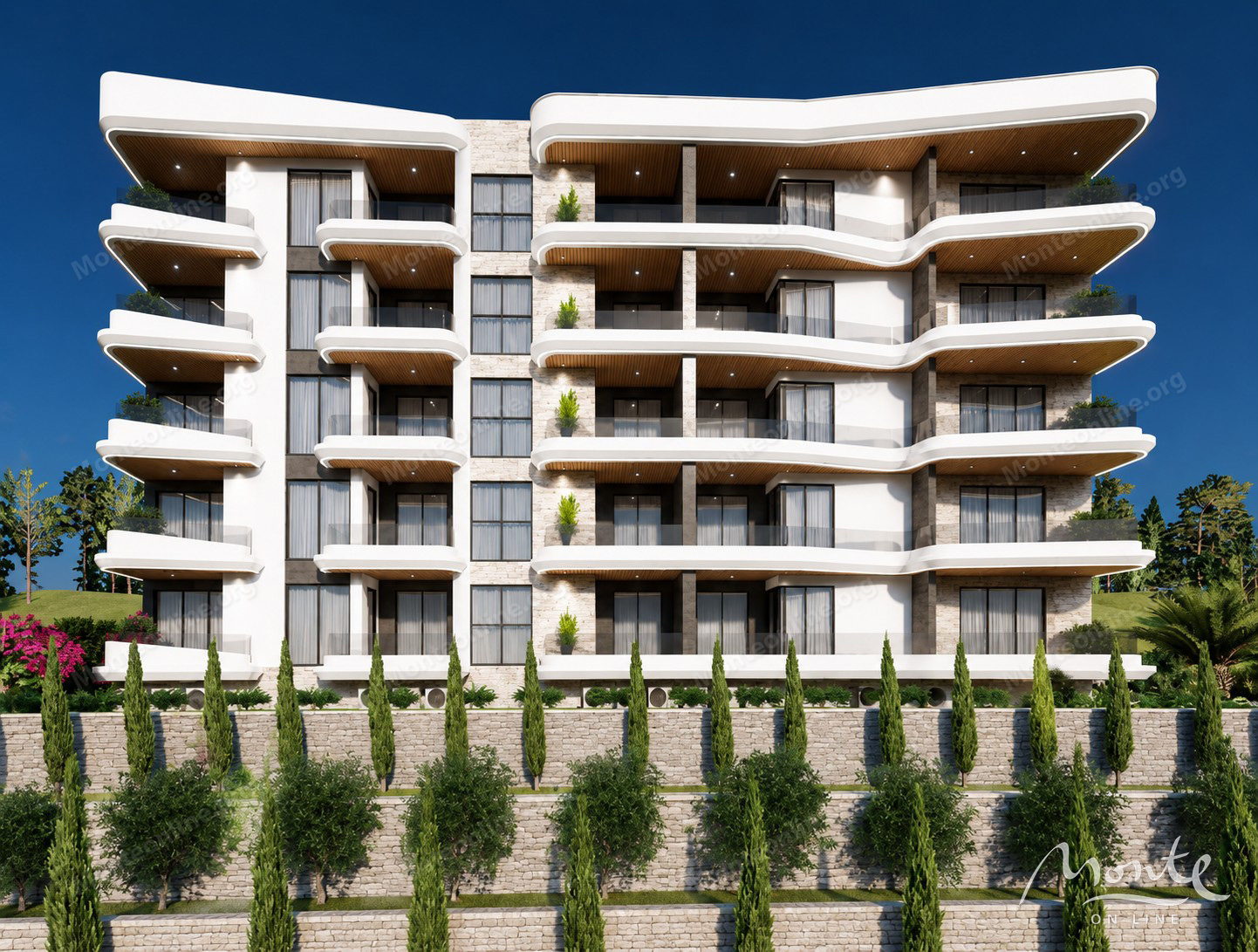 Wohnung 2 Schlafzimmer 70 m² Bar, Montenegro