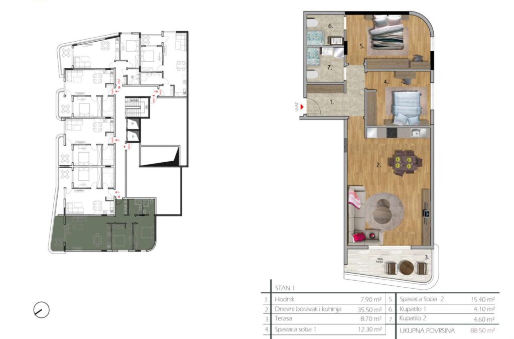 Modern apartments with panoramic views of the premium level of comfort 06