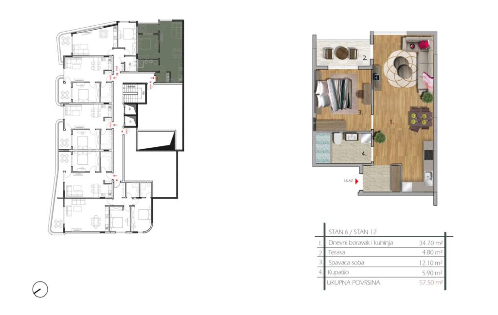 Modern apartments with panoramic views of the premium level 10 comfort