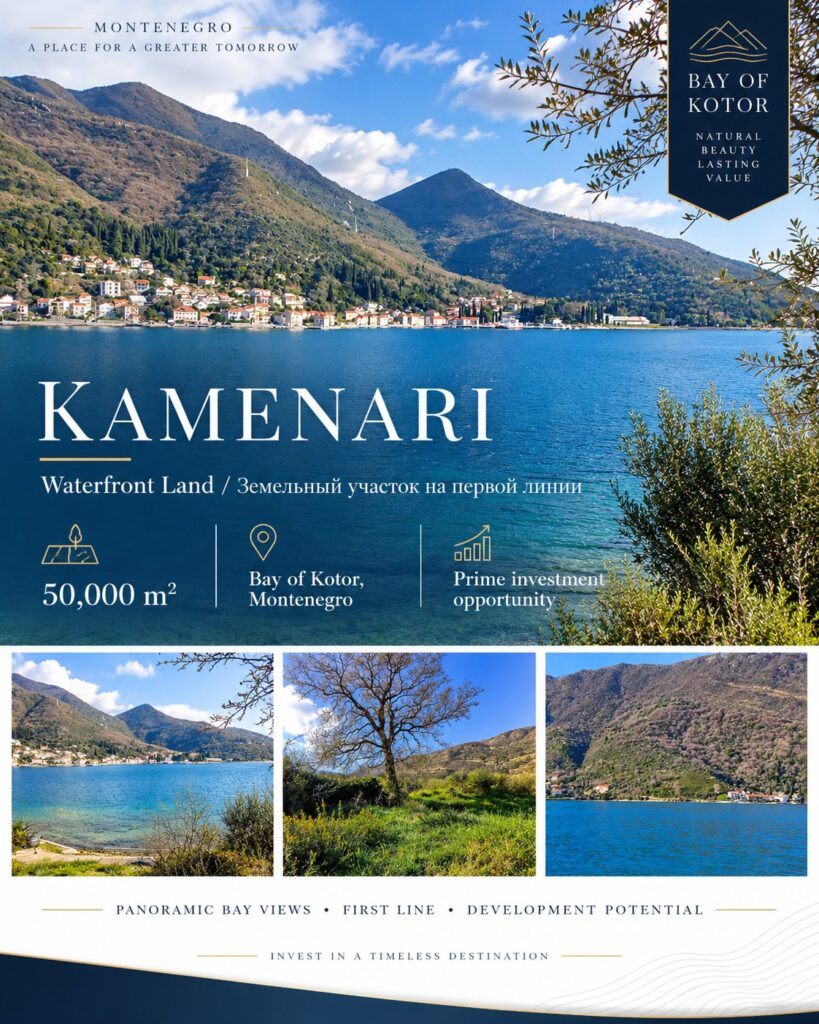 Investiciona parcela sa panoramskim pogledom na zaliv u Kamenarima 05