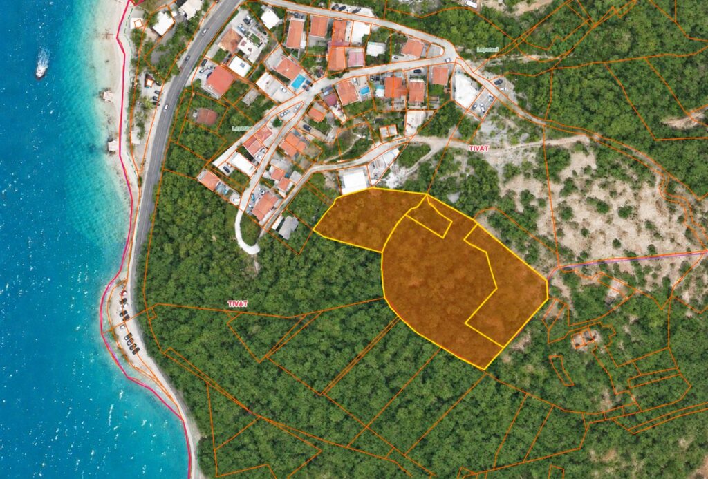 land massif with panoramic views of the Boka Kotor Bay in Lepetane Tivat 03