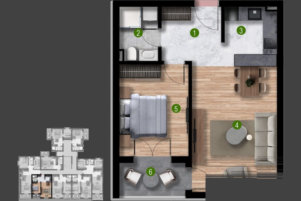 kvartira v novom zhilom komplekse ot zastrojshhika v bare 18 1 bedroom